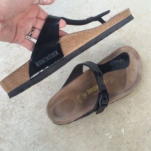 Birkenstock sandals black size 38/8